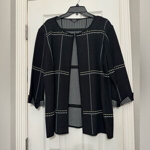 Misook open cardigan xl